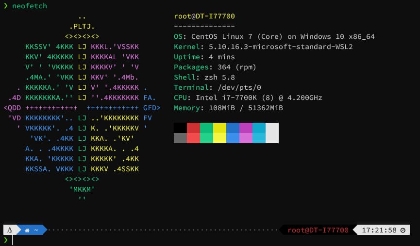 美化 Centos 7 的 Terminal - 安裝 Zsh + Oh My Zsh + 各種好用的插件